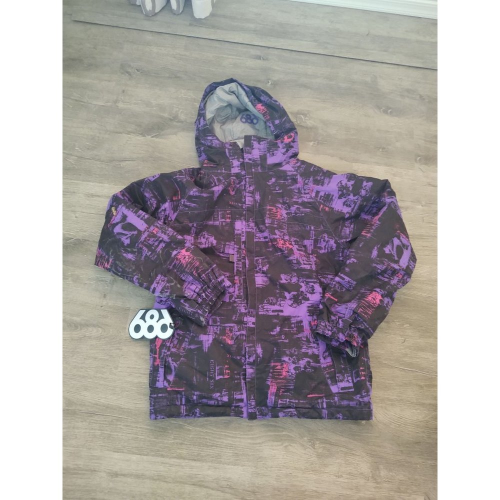 686 Mannual Fiend Insulated Snowboard Jacket Size Medium